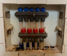 Bathroom Water Inlet Manifold Replacement (Before)