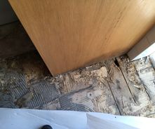 Floor repair (before)